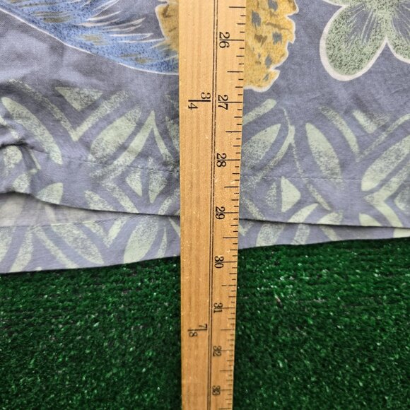 Splatt Hawaiian Shirt Mens Large Floral Short Sleeve 100% Rayon Beach Casual - Picture 8 of 10